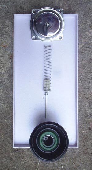 Carb cap, slide spring, needle and air slide/diaphragm assembly